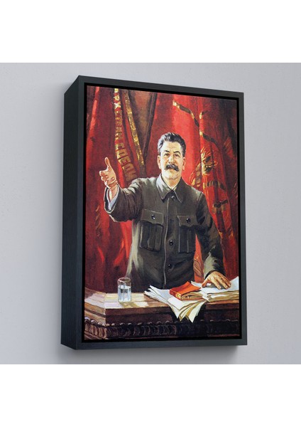 Çerçeveli Joseph Stalin Rusya ve Sovyetler Birliği Sscb TABLO-7697 fırsatları