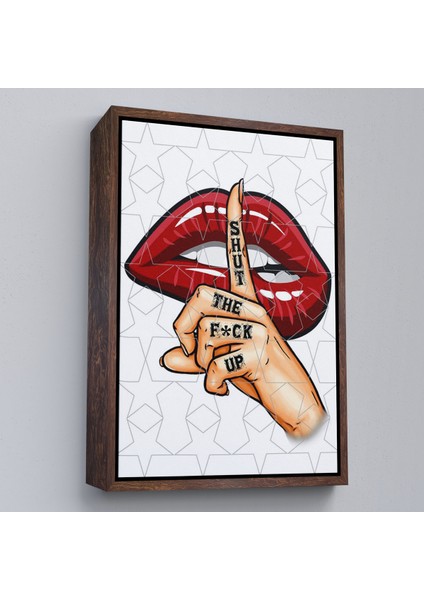 Çerçeveli Kapat Çeneni Tablosu - Shut The UP-7780 fiyatları