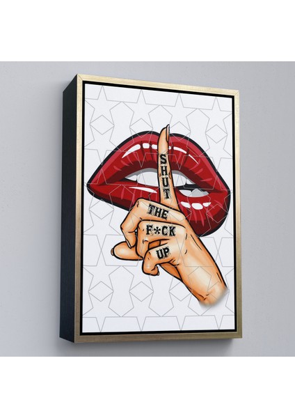 Çerçeveli Kapat Çeneni Tablosu - Shut The UP-7780 modelleri