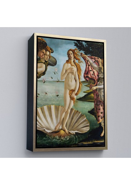 Çerçeveli Sandro Botticelli, Venüs'ün Doğuşu Tablosu - The Birth Of VENUS-8109 modelleri