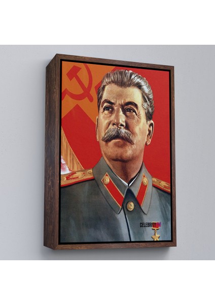 Çerçeveli Joseph Stalin Rusya ve Sovyetler Birliği Sscb TABLO-7683 fiyatları