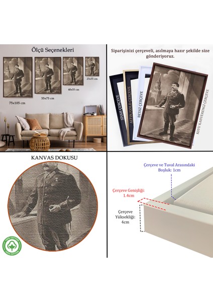 Çerçeveli Joseph Stalin Rusya ve Sovyetler Birliği Sscb TABLO-7715 indirimleri