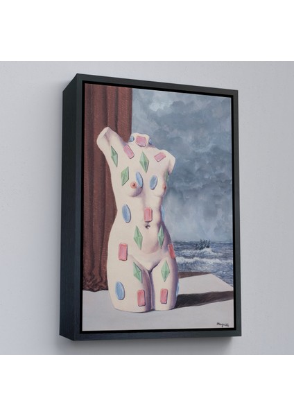Çerçeveli Rene Magritte - Su Damlası TABLOSU-7345 fırsatları