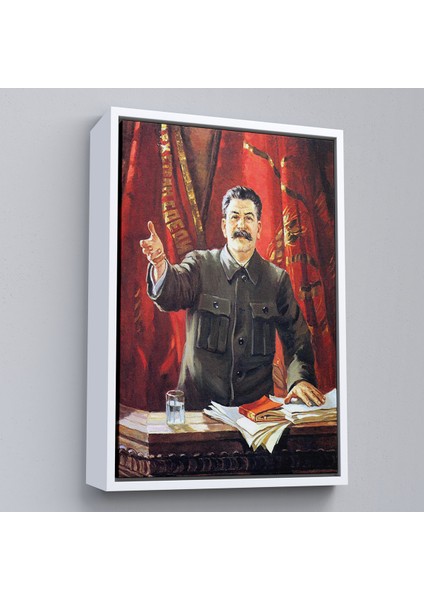 Çerçeveli Joseph Stalin Rusya ve Sovyetler Birliği Sscb TABLO-7697