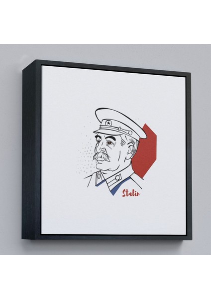 Çerçeveli Stalin Dekoratif Kanvas Duvar TABLOSU-5822 modelleri
