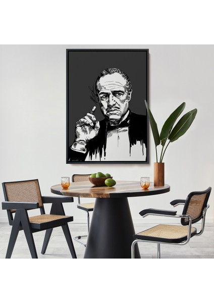 Çerçeveli Godfather Mafya TABLO-7939