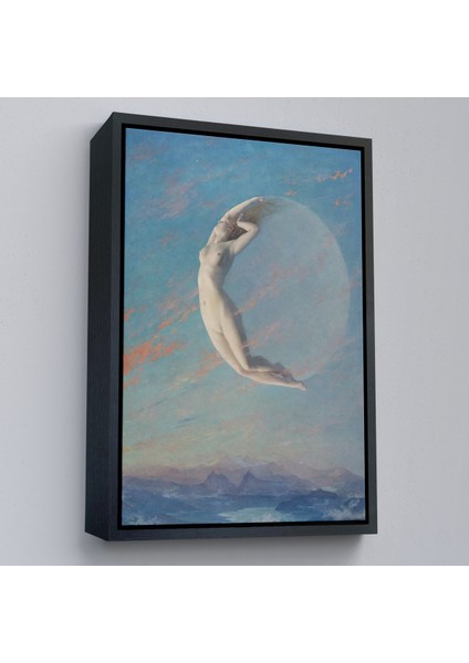 Çerçeveli Fransız Ressam Albert Aublet’in “selene” Adlı TABLOSU-6345