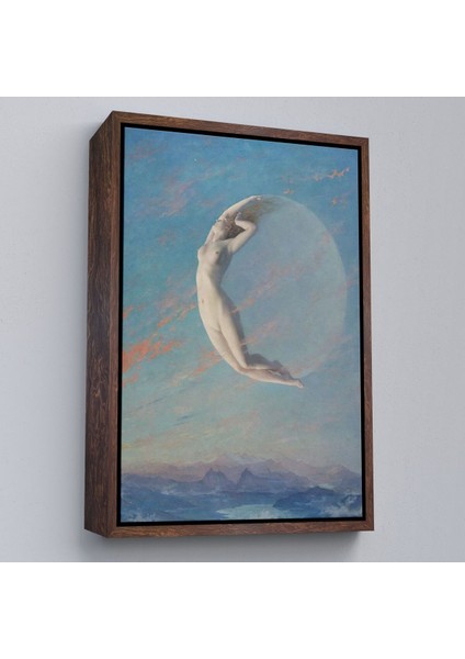 Çerçeveli Fransız Ressam Albert Aublet’in “selene” Adlı TABLOSU-6345 fiyatları