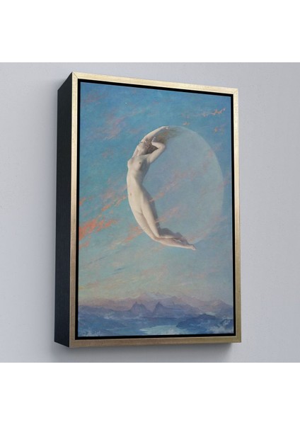Çerçeveli Fransız Ressam Albert Aublet’in “selene” Adlı TABLOSU-6345 modelleri