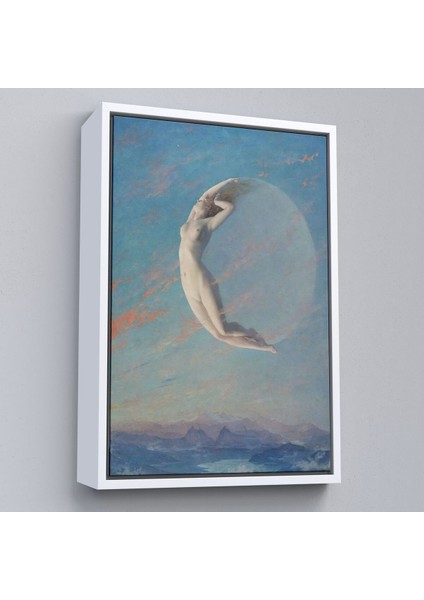 Çerçeveli Fransız Ressam Albert Aublet’in “selene” Adlı TABLOSU-6345 fırsatları