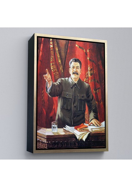Çerçeveli Joseph Stalin Rusya ve Sovyetler Birliği Sscb TABLO-7697 modelleri