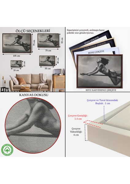 Çerçeveli Süpürgeye Binen Çıplak Cadı Tablo, Cadılar Bayramı Gotik Tablo, William MORTENSEN-5395 indirimleri