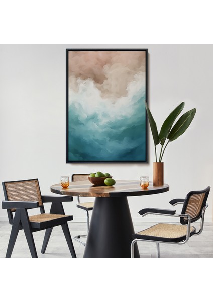 Çerçeveli Soyut Bulut TABLO-7585