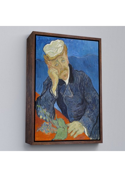 Çerçeveli Vincent Van Gogh - Doktor Paul Gachet TABLO-7467