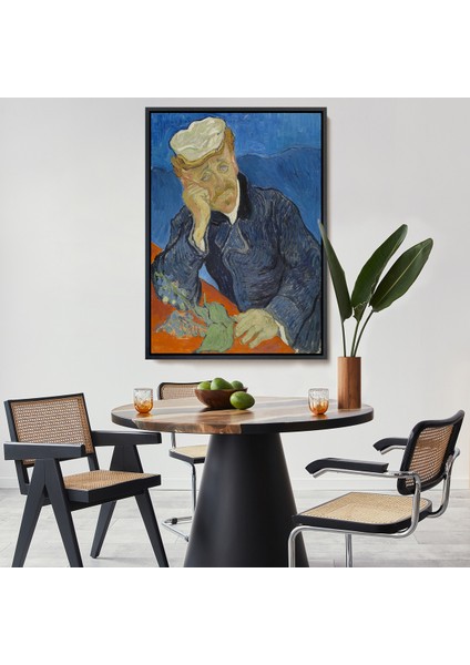 Çerçeveli Vincent Van Gogh - Doktor Paul Gachet TABLO-7467