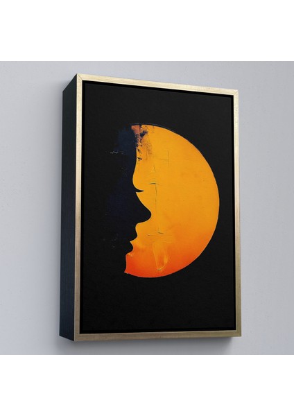 Çerçeveli Güneş ve Kadın Silüeti TABLO-7588 fiyatları