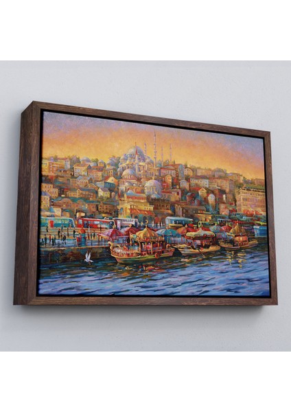 Çerçeveli Sultan Ahmet Camii Önündeki Yavru Kedi TABLOSU-6510