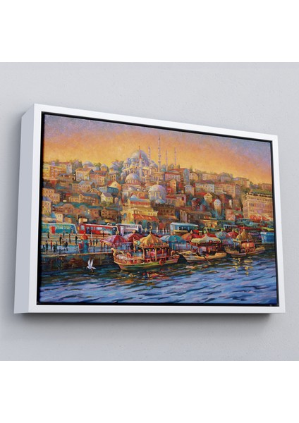Çerçeveli Sultan Ahmet Camii Önündeki Yavru Kedi TABLOSU-6510 fırsatları