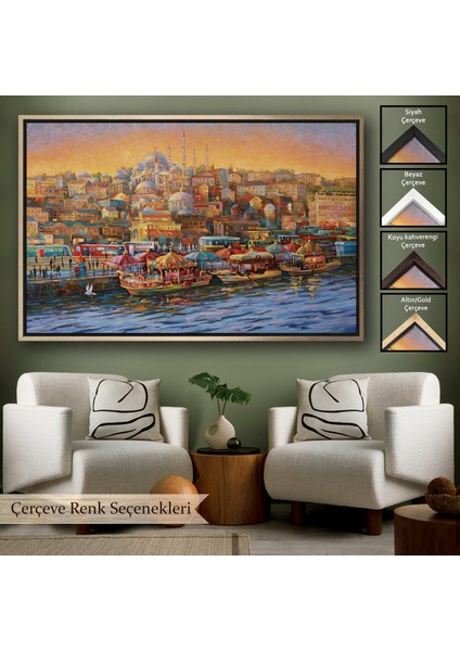 Çerçeveli Sultan Ahmet Camii Önündeki Yavru Kedi TABLOSU-6510