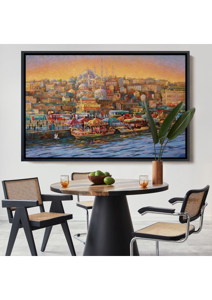 Çerçeveli Sultan Ahmet Camii Önündeki Yavru Kedi TABLOSU-6510