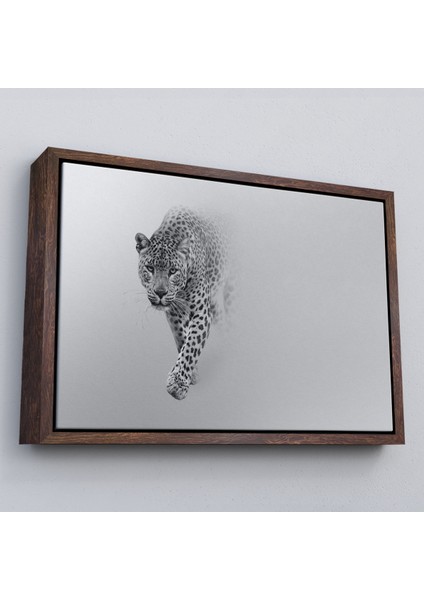 Çerçeveli Leopar Dekoratif Kanvas TABLO-1154 fiyatları