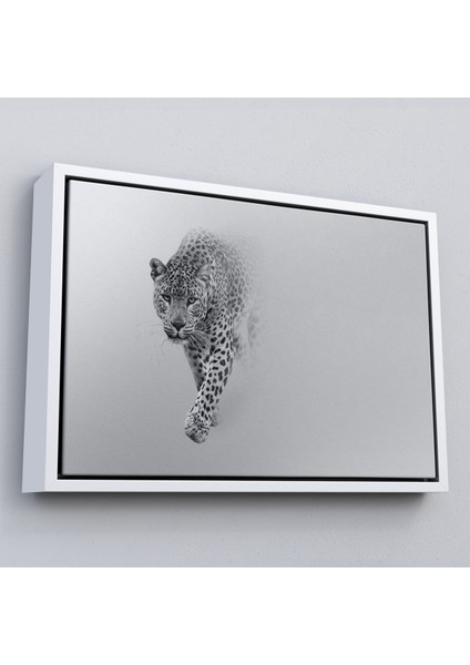 Çerçeveli Leopar Dekoratif Kanvas TABLO-1154 fırsatları