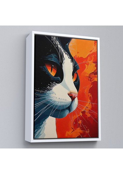 Çerçeveli Cool Kedi TABLO-7658 fırsatları