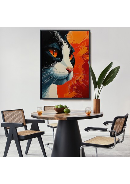 Çerçeveli Cool Kedi TABLO-7658