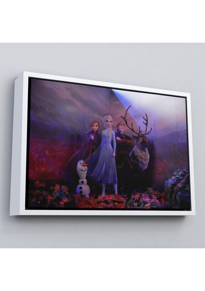 Çerçeveli Disney Animation Frozen 2 Karakterleri Dekoratif TABLO-3685 fırsatları