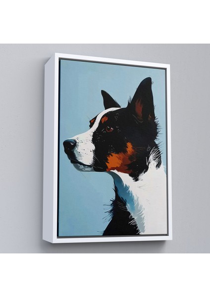 Çerçeveli Sevimli Köpek TABLOSU-7635