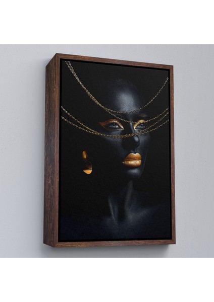 Çerçeveli Altın Detaylı Kadın TABLOSU-7879 fiyatları