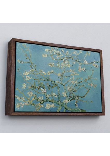 Çerçeveli Vincent Van Gogh-Blossoming Badem Ağacı Eseri / Blossoming Almond Tree (1890)-5164 fiyatları