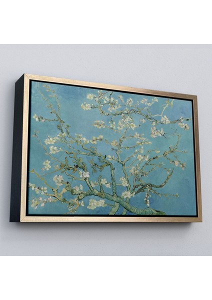 Çerçeveli Vincent Van Gogh-Blossoming Badem Ağacı Eseri / Blossoming Almond Tree (1890)-5164 modelleri