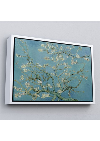 Çerçeveli Vincent Van Gogh-Blossoming Badem Ağacı Eseri / Blossoming Almond Tree (1890)-5164 fırsatları