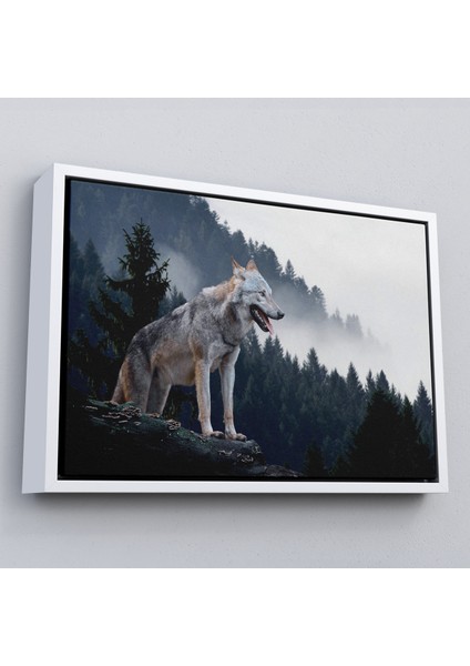 Çerçeveli Bozkurt Dekoratif Kanvas TABLO-1148 fırsatları