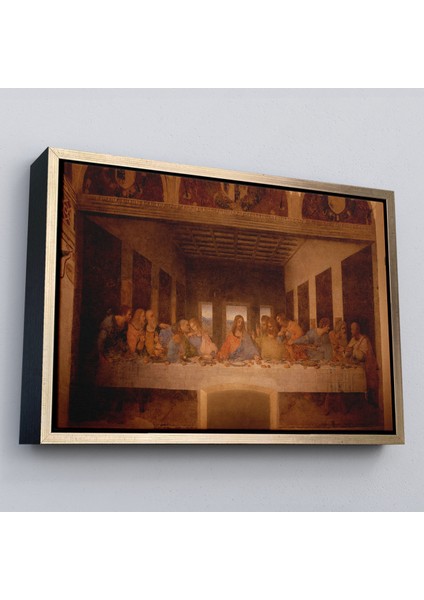 Çerçeveli Da Vinci'nin Son Akşam Yemeği Kanvas TABLO-5188 fiyatları