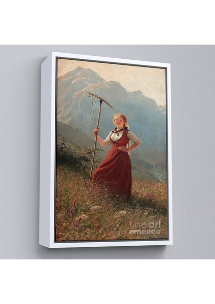 Çerçeveli Alman Köylü Kızı Dekoratif Duvar TABLOSU-6146 fırsatları