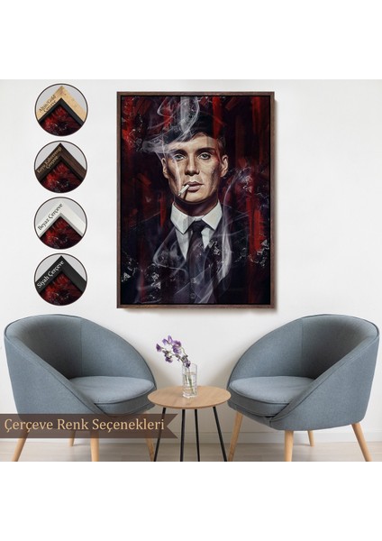 Çerçeveli Thomas Shelby - Tommy Shelby TABLO-7842