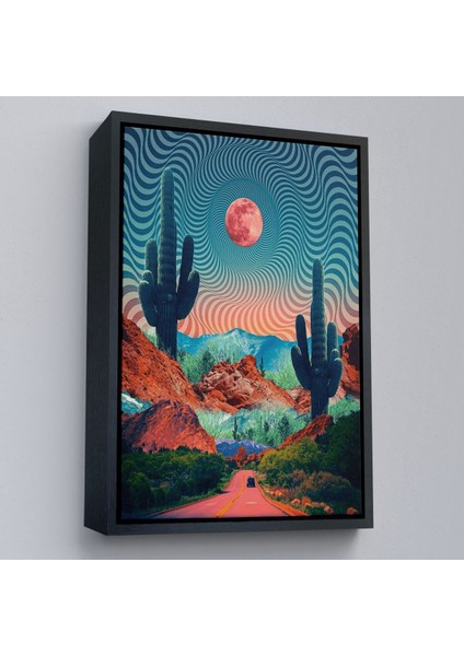 Çerçeveli Amerika Kolarado Yol Manzarası Duvar TABLOSU-6021 modelleri