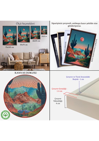 Çerçeveli Amerika Kolarado Yol Manzarası Duvar TABLOSU-6021 indirimleri