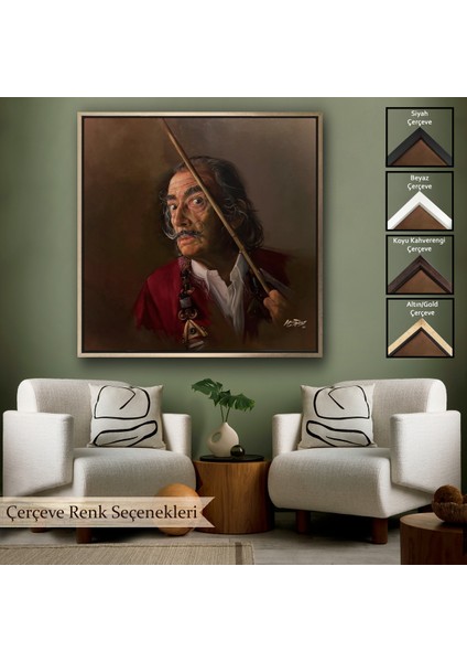 Çerçeveli Salvador Dali Kanvas TABLO-5325