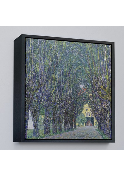 Çerçeveli Allee At Schloss Kammer, Gustav Klimt TABLOSU-8342 modelleri