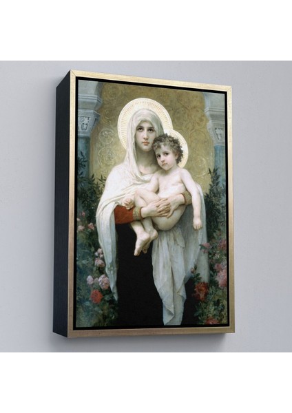 Çerçeveli Meryem ve Oğlu Isa Tablo - Jesus Christ -6438