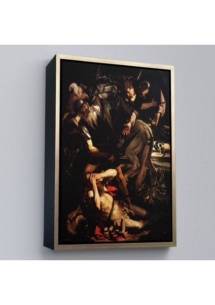 Çerçeveli Caravaggio - Aziz Paul'un Dönüşümü Tablo - The Conversion Of Saint PAUL-7423 modelleri