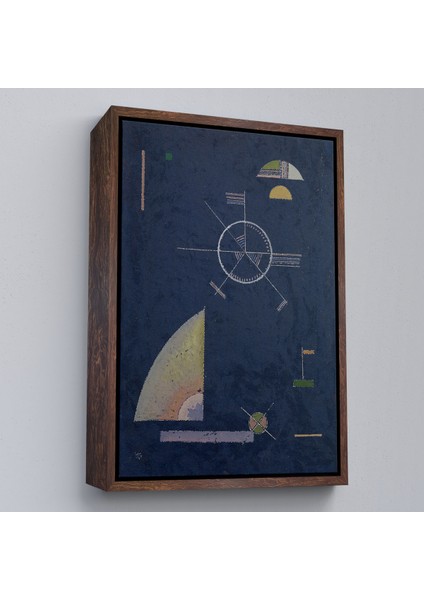 Çerçeveli Wassily Kandinsky - Donuk Gri TABLOSU-7489 fiyatları