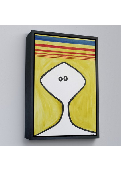 Çerçeveli Alexander Calder - Soyut Kafa Tablosu - HEAD-7321