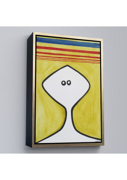 Çerçeveli Alexander Calder - Soyut Kafa Tablosu - HEAD-7321 modelleri