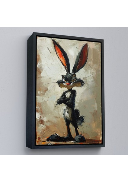 Çerçeveli Bugs Bunny Tavşan TABLOSU-7710