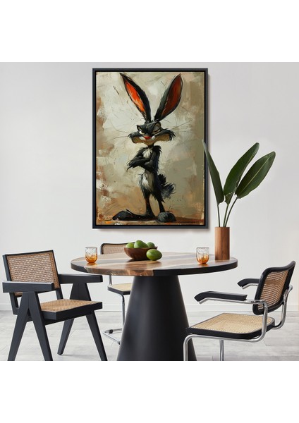 Çerçeveli Bugs Bunny Tavşan TABLOSU-7710
