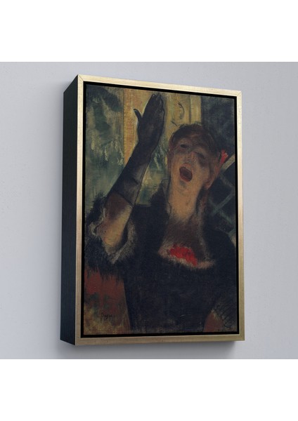 Çerçeveli Edgar Degas - Cafe Singer TABLO-8088 modelleri